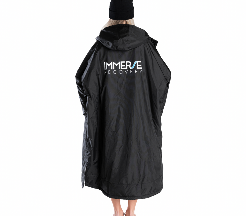 Back side reverse of Immerse Recovery Dry Robe Coat