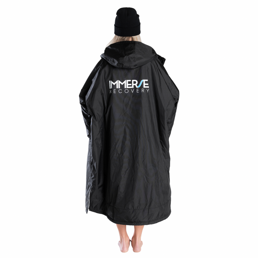 Back side reverse of Immerse Recovery Dry Robe Coat